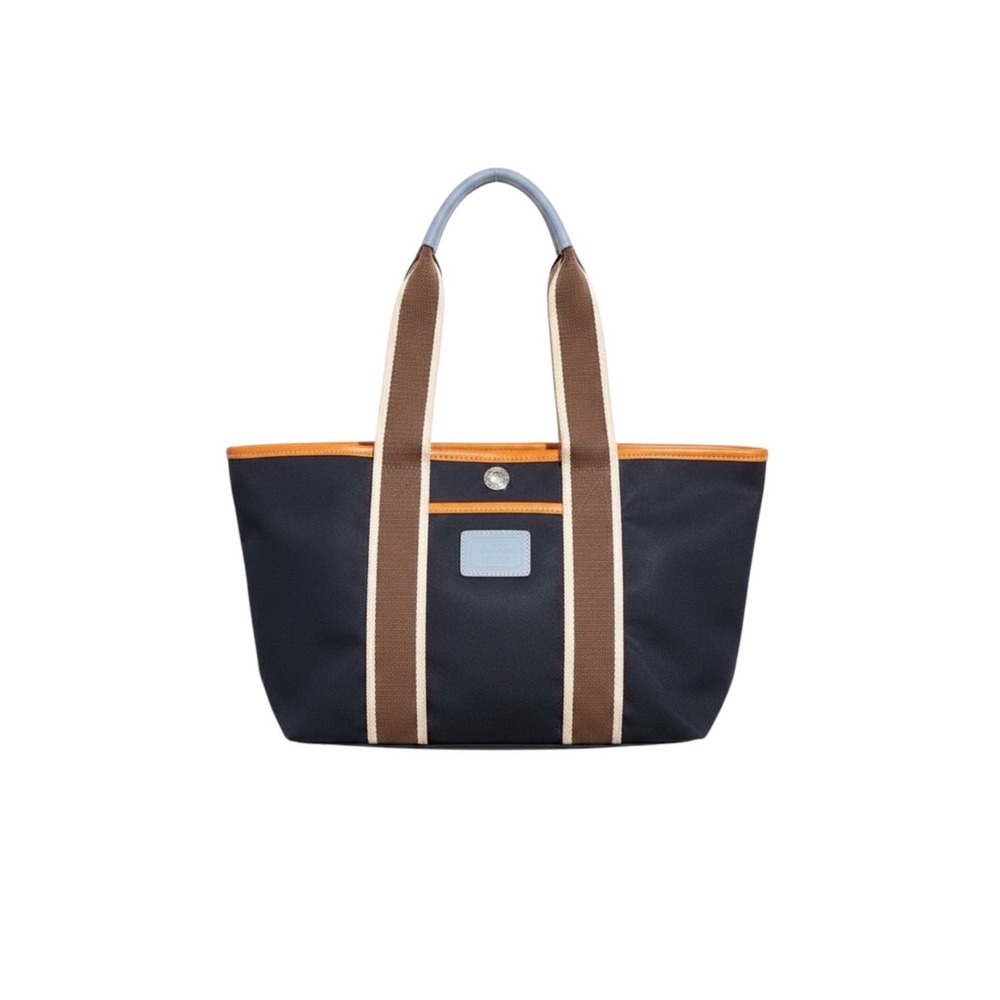 COACH Hamptons Weekend Nylon Tote Signature C Lining Handbag Vintage